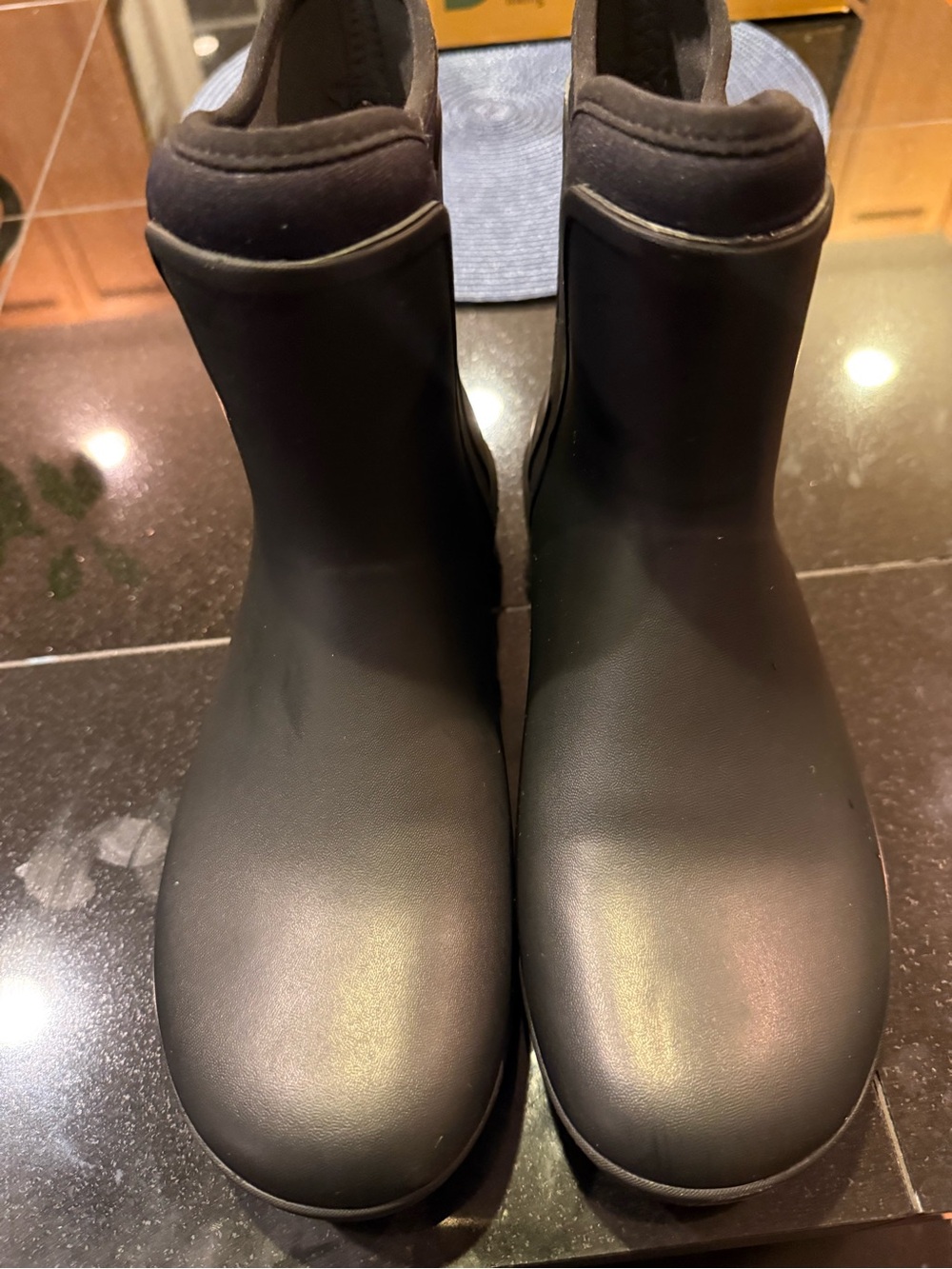 Bogs Women’s Black Slip-On Rain & Snow Boots